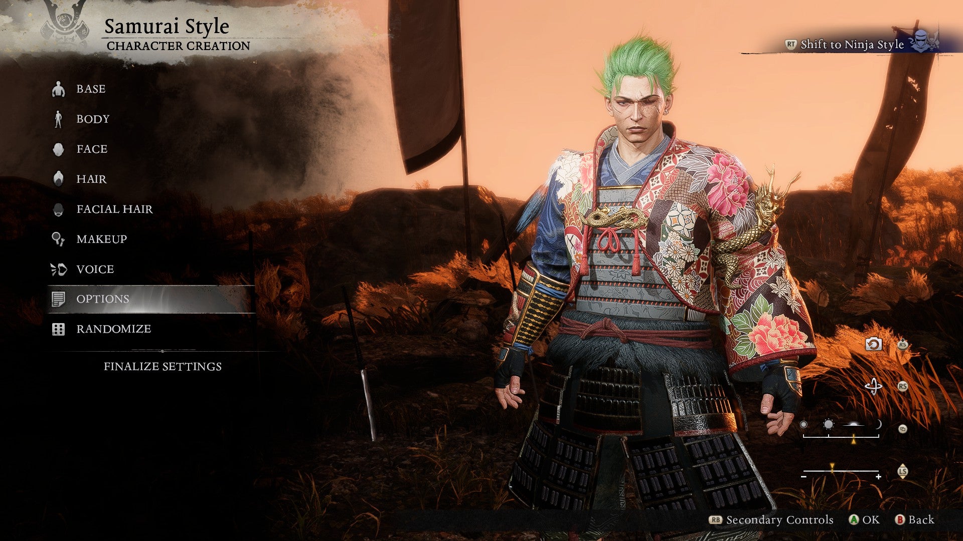 A custom Nioh 3 character resembling Roronoa Zoro from One Piece. - 19