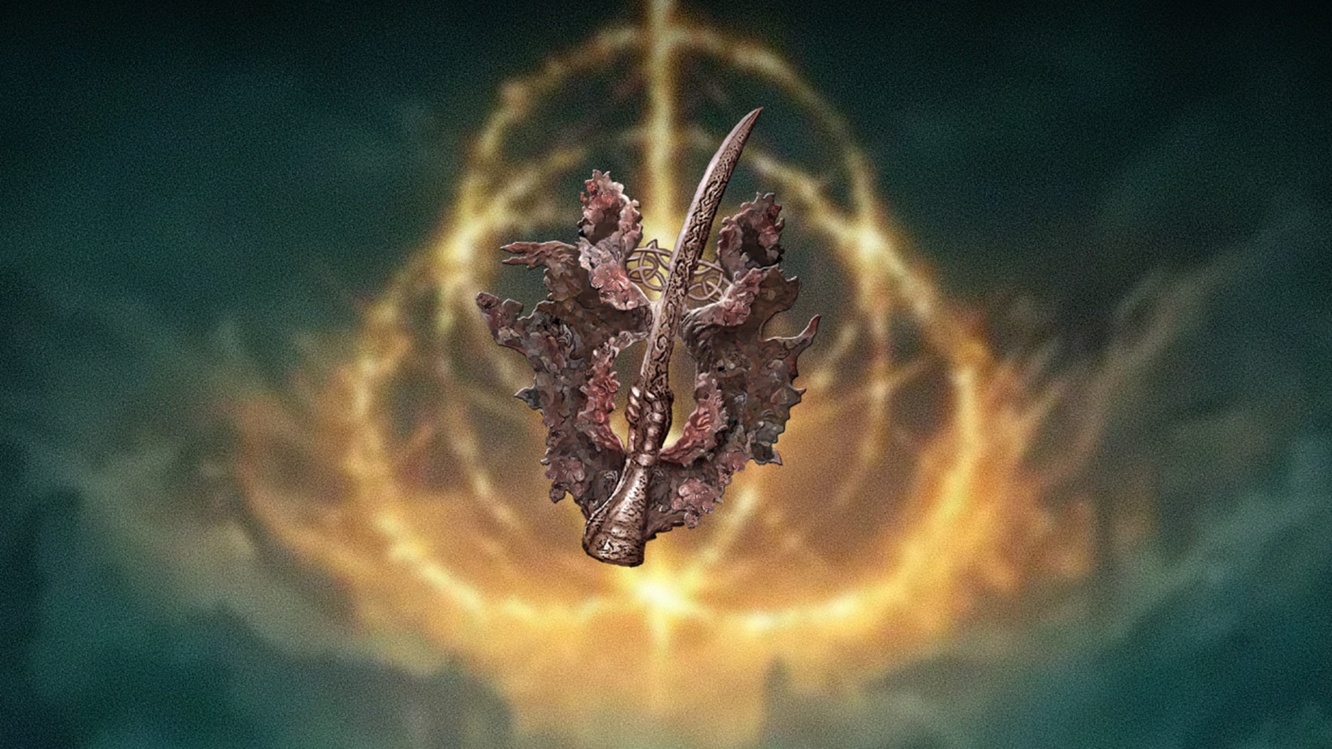 The icon for the Rotten Winged Sword Insignia, a talisman in Elden Ring. - 10