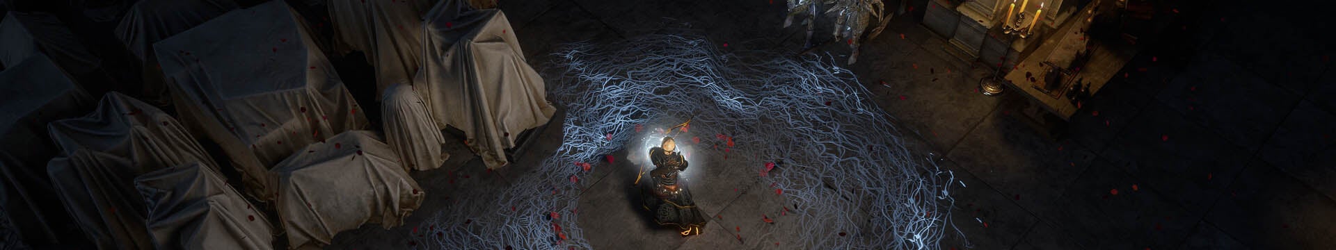 A room with dust shrouds in Path of Exile - 42