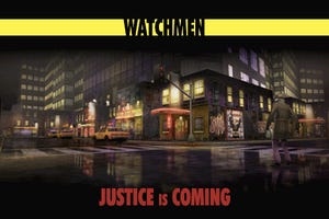 Caixa de jogo de Watchmen: Justice is Coming