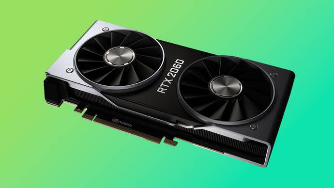 An RTX 2060 Founders Edition graphics card
