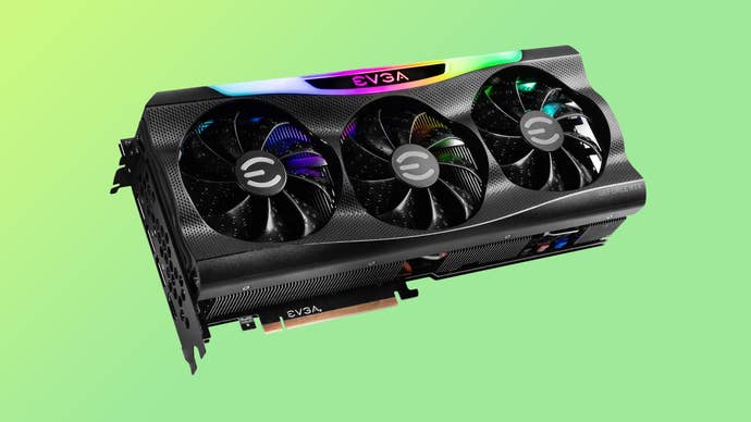 a rtx 3080 graphics card made by evga