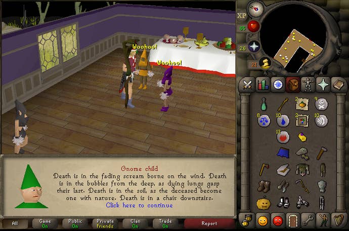 A screenshot from Old School RuneScape