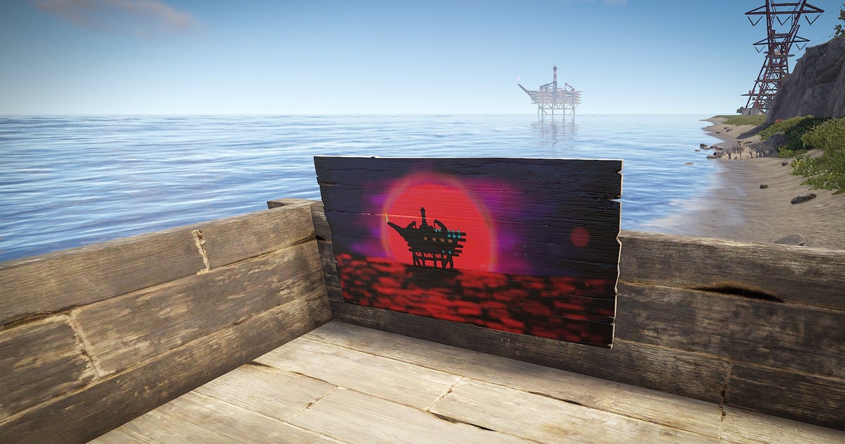 Small Rust Scene I painted landscapes in the horribly violent world of Rust | Eurogamer.net