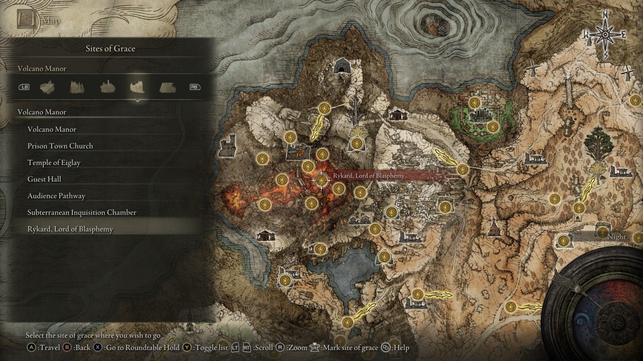 Rykard Lord of Blasphemy Grace in Elden Ring