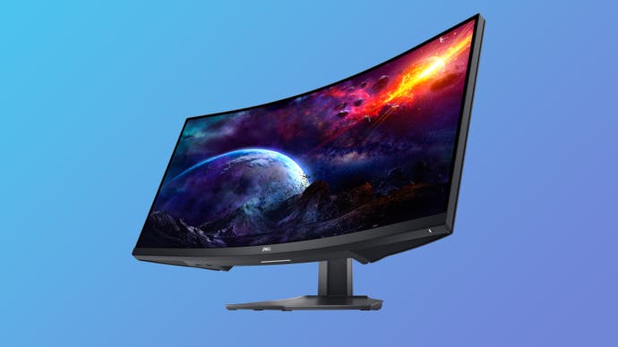 a dell S3422DWG ultrawide gaming monitor
