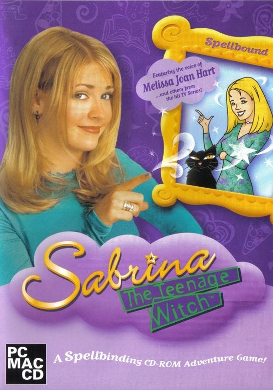 Box art for the PC game, Sabrina: The Teenage Witch - Spellbound