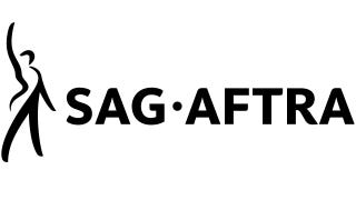 The SAG-AFTRA logo in black on a white background