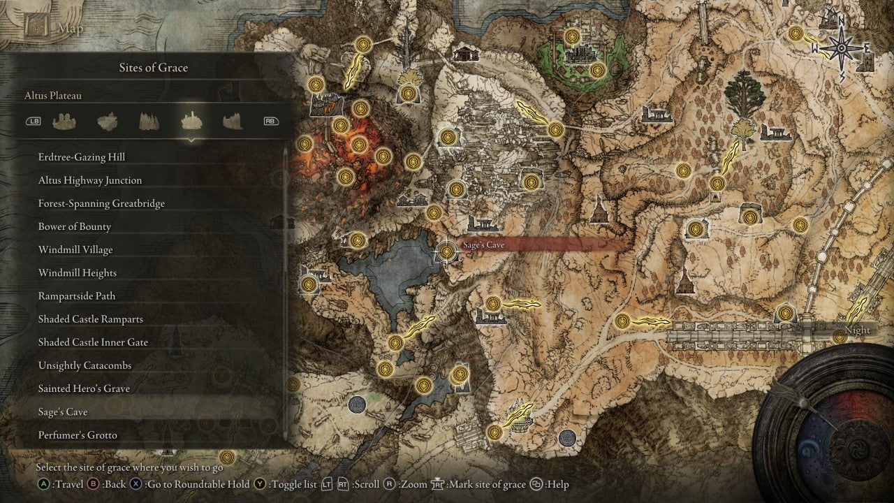 Sage&rsquo;s Cave Grace in Elden Ring