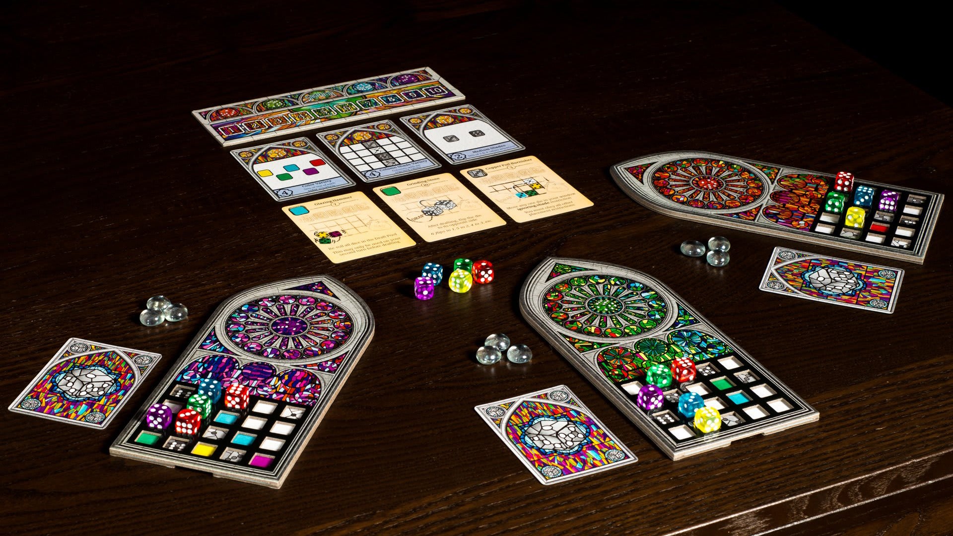 It looks like stained glass dice game Sagrada is getting a legacy spin