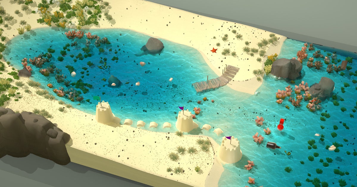 Inviting beaches and delightful physics await you in literal sandbox game, Sandcastle Inviting beaches and delightful physics await you in literal sandbox game, Sandcastle
