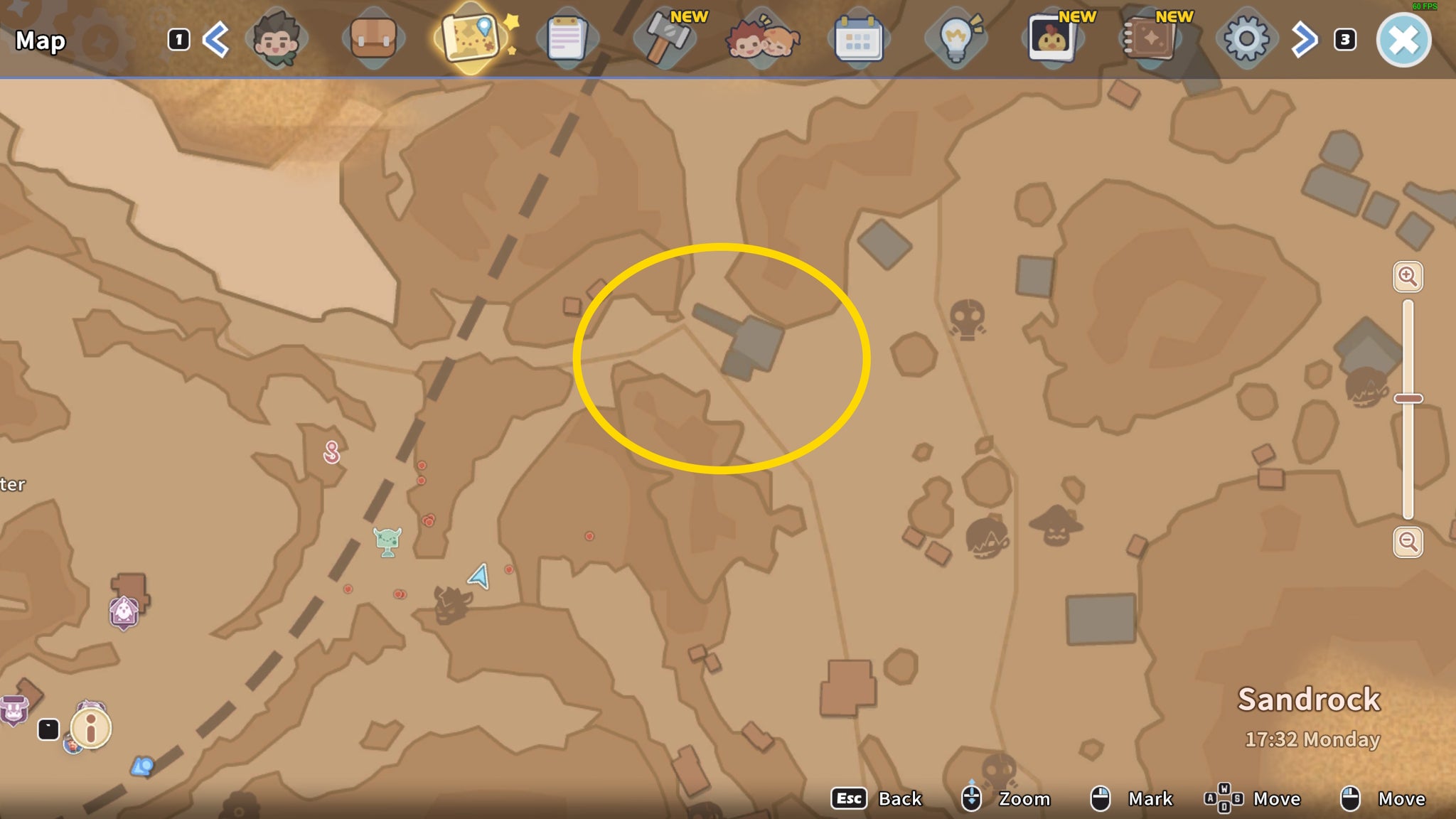 My Time at Sandrock aluminum scraps locations - 3