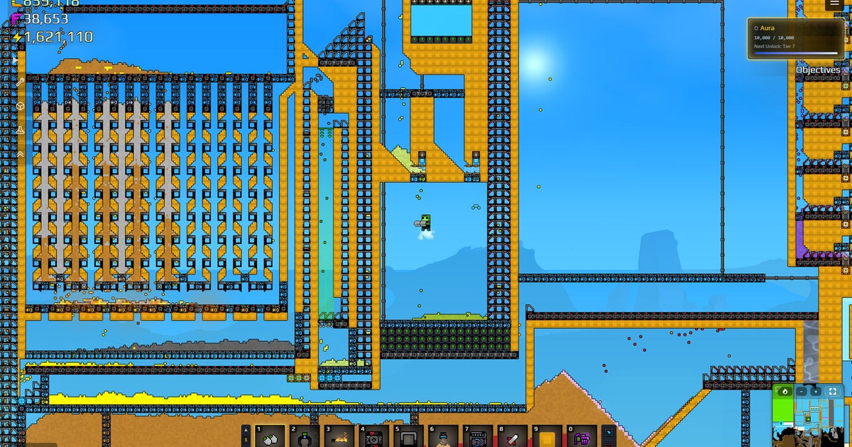Sandustry, the factory game where every single pixel is a resource you can build with, is out in early access Sandustry, the factory game where every single pixel is a resource you can build with, is out in early access