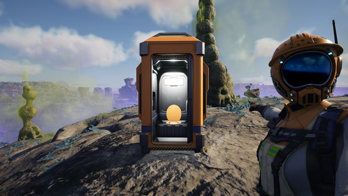 Huzzah! Satisfactory version 1.2, now in beta, lets you actually pause your game, and you can take selfies now too