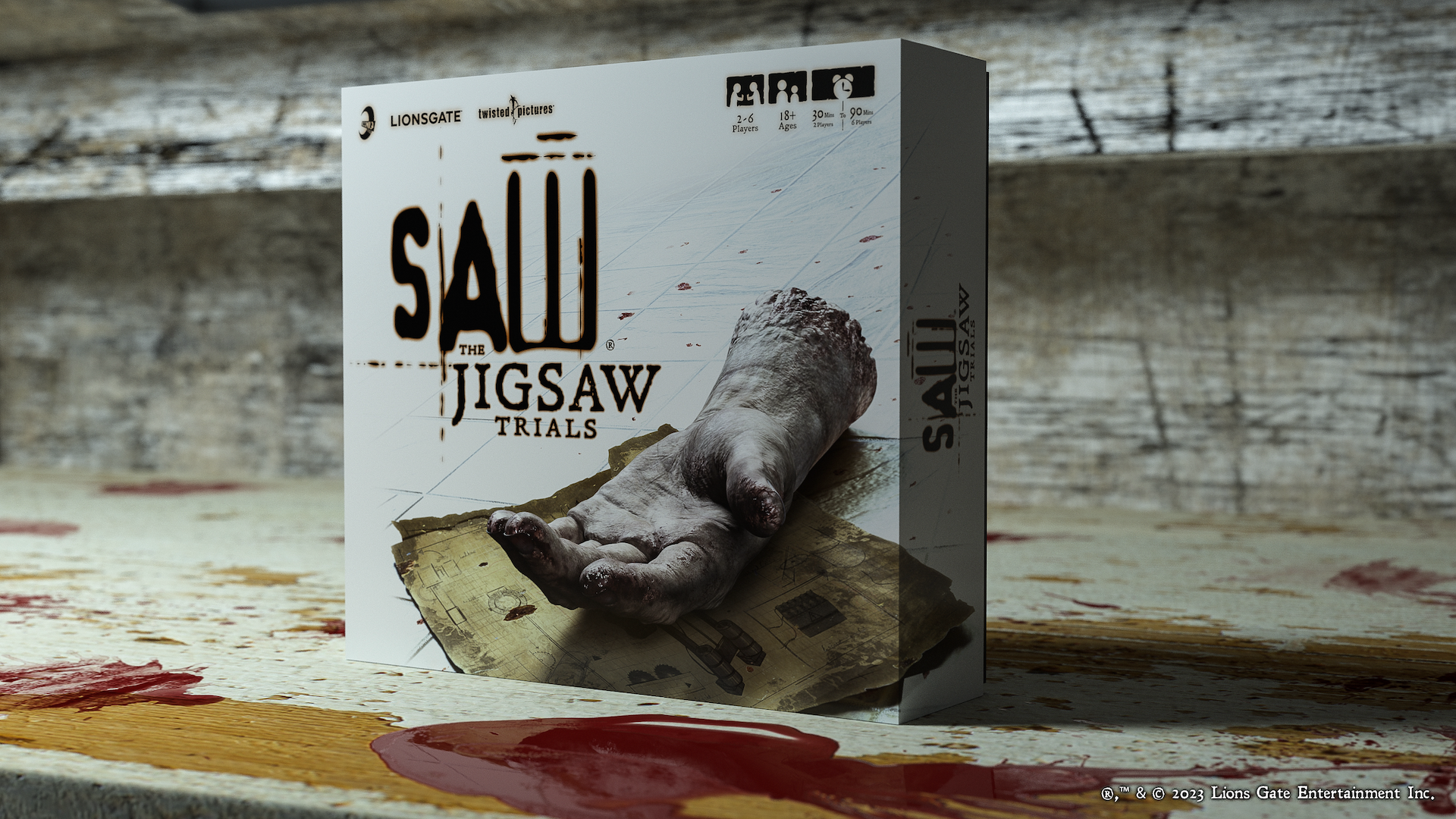 Saw The Jigsaw Trials will bring the gory horror franchise to board