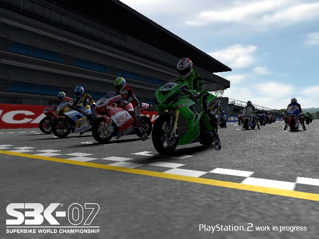 Jeu SBK-07 (Superbike 2007) - PlayStation 2 (PS2) - Version Française - Complet - Bon état