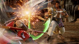 Arcade fighter Soulcalibur 6 is out now, featuring Geralt from the Witcher series