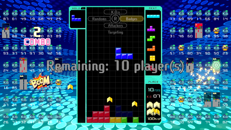Tetris 99 screenshot