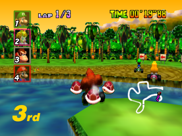 Mario Kart 64 screenshot