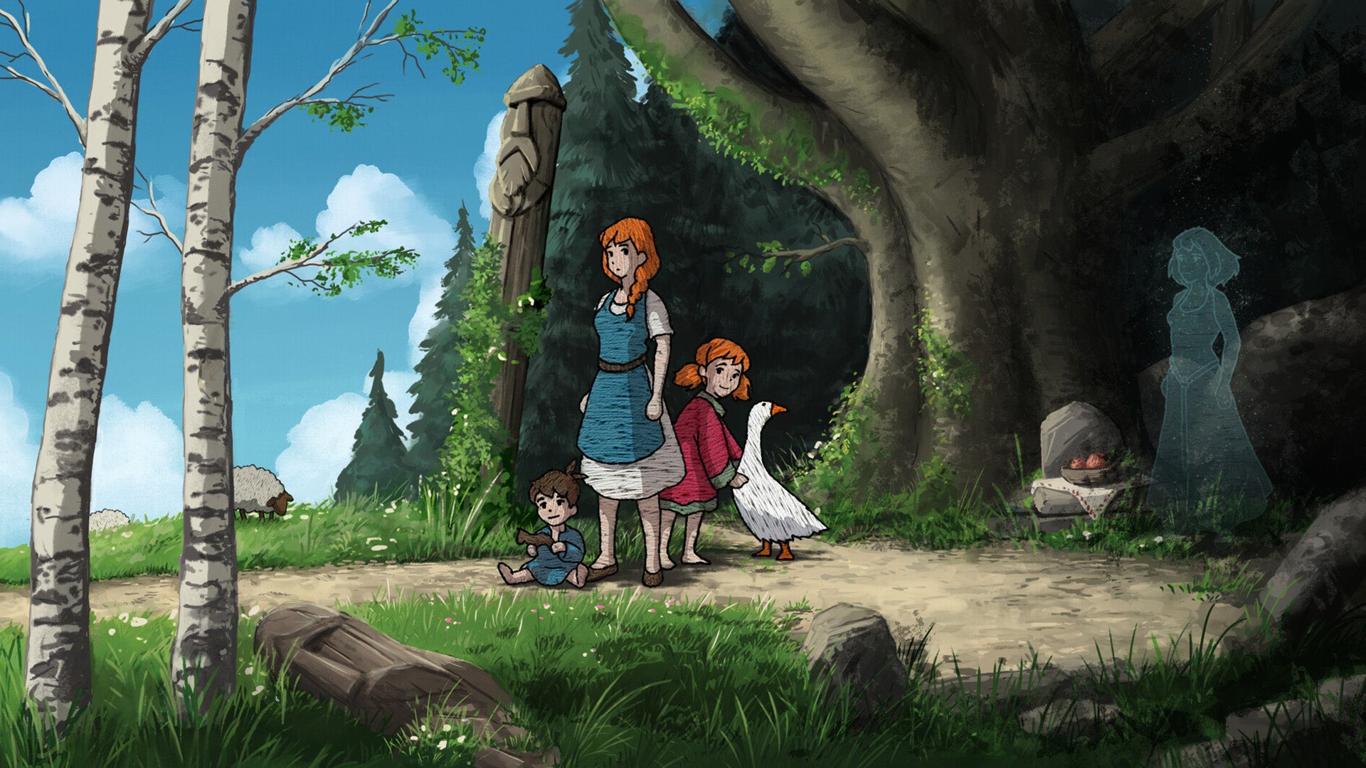 Scarlet Deer Inn, out today, is a Slavic folk tale platformer with a dark underbelly where every sprite is physically embroidered