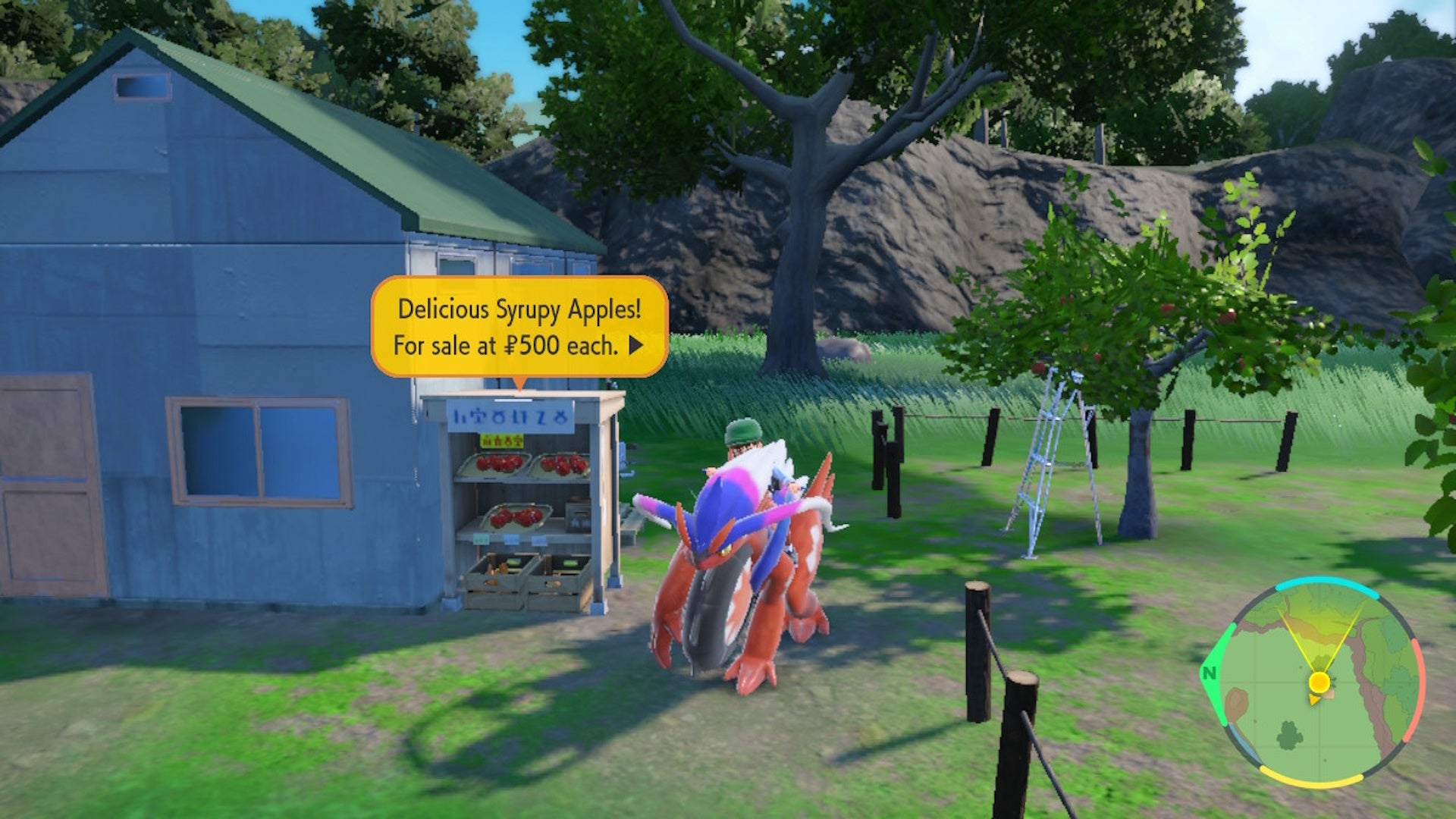 Pokemon Scarlet and Violet: How to get Dipplin and evolve Applin - 4