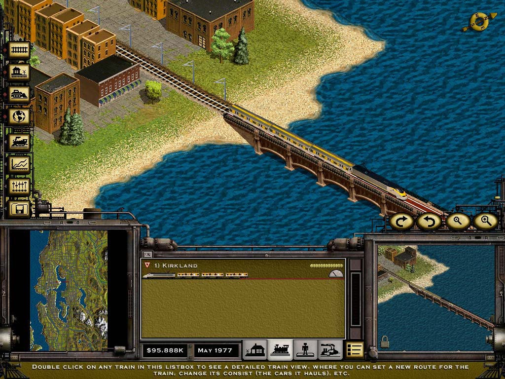 Bâtiment Ferroviaire Miniature Eagle - Jeu Railroad Tycoon - Édition GameM205