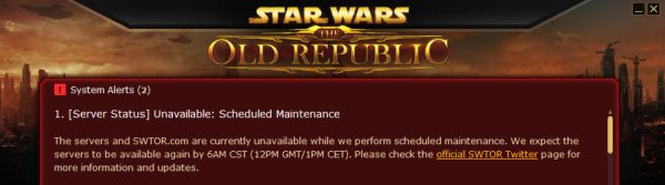 Why Is SWTOR Down During Europe's Day? | Rock Paper Shotgun