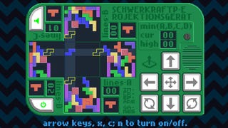 Schwerkraftprojektionsgerät is Increpare's fiendish four-way take on Tetris