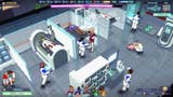 Screenshot from Jumplight Odyssey showing a space based med bay