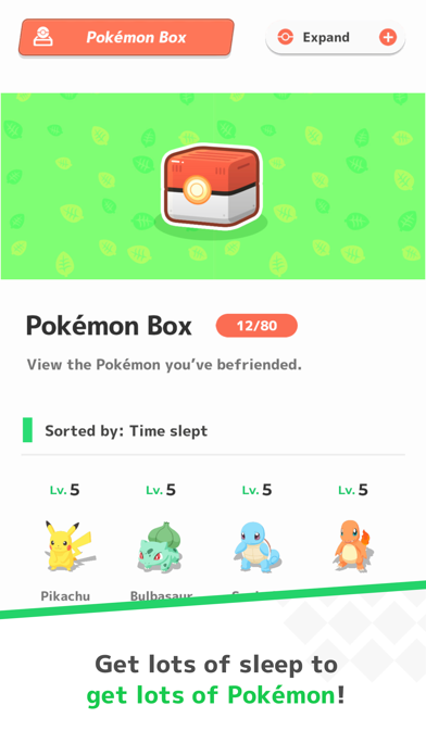 Pokémon Sleep screenshot
