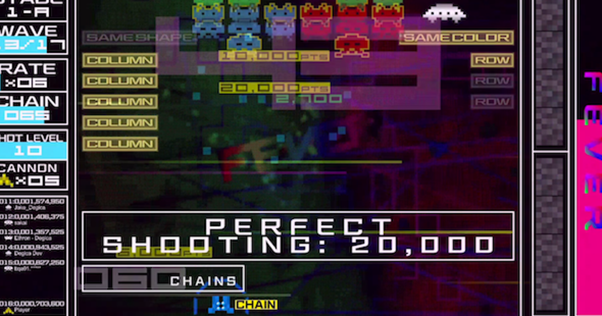 Space Invaders Exploding Effect Blast-off in Space Invaders Extreme demo | Rock Paper Shotgun