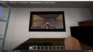 You can play Doom in Minecraft now