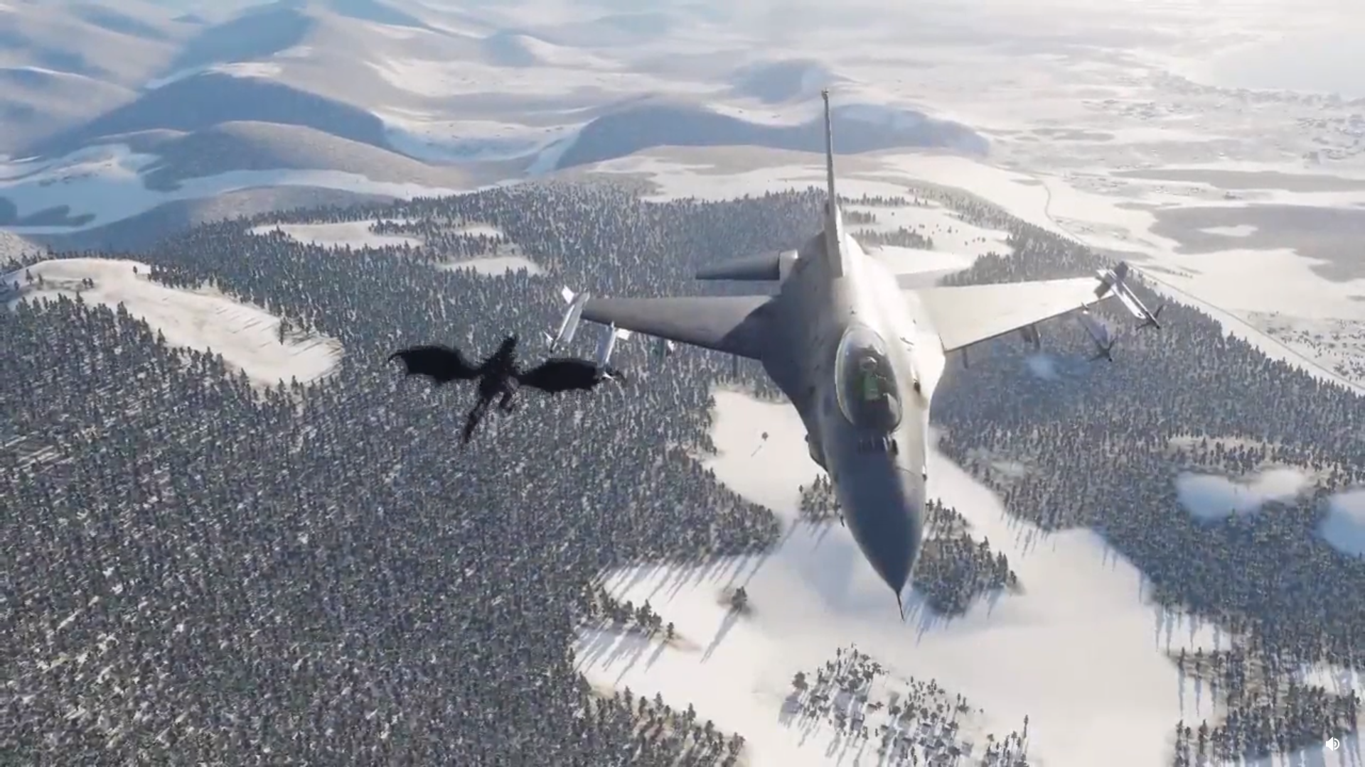 Someone modded Skyrim's Alduin into Digital Combat Simulator