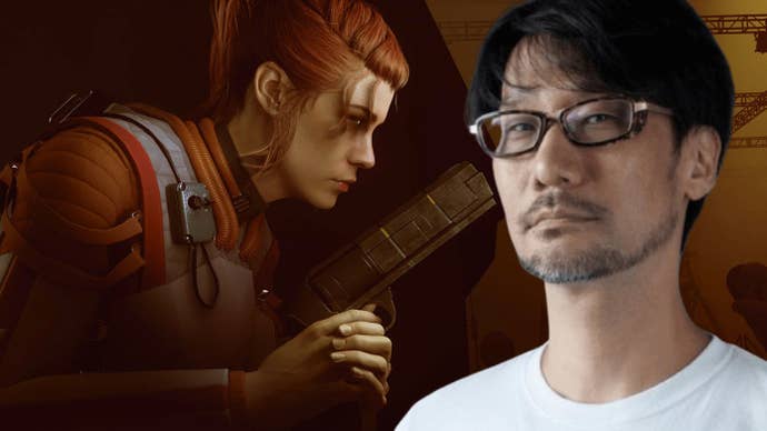 screenshot from control with an image of Hideo Kojima overlayed on top