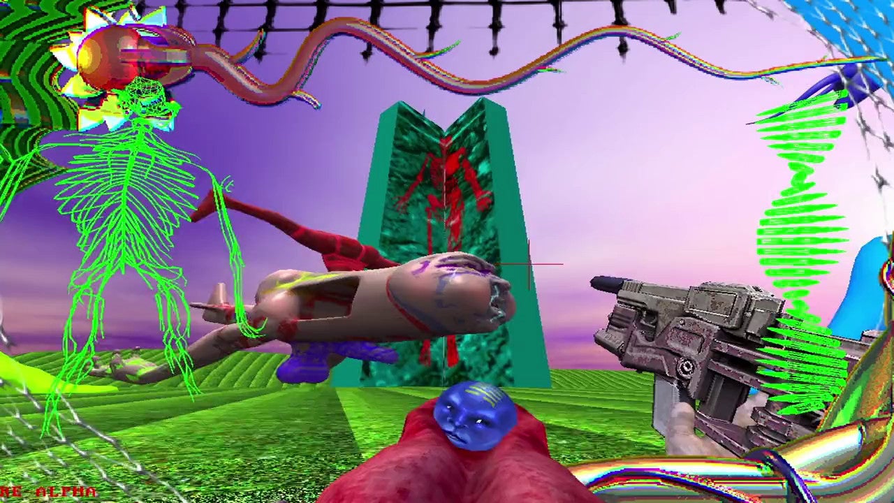 A very strange sight in an indie game by @lilmongrel40k.