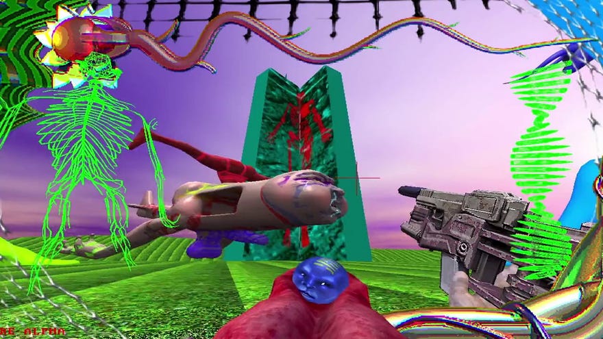 A very strange sight in an indie game by @lilmongrel40k.