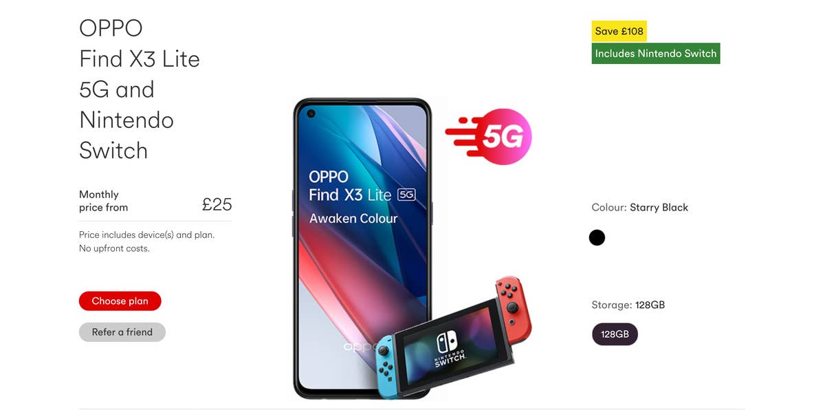 Virgin media nintendo switch deals