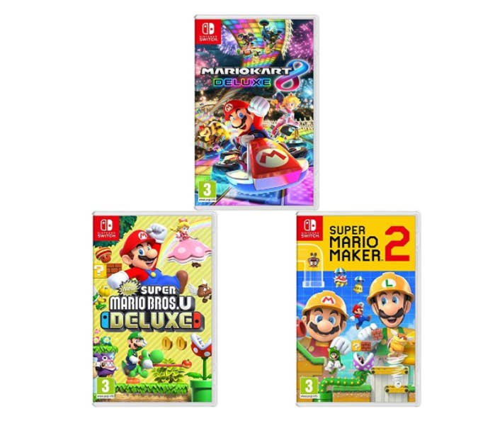 Nintendo switch bundle super mario maker discount 2