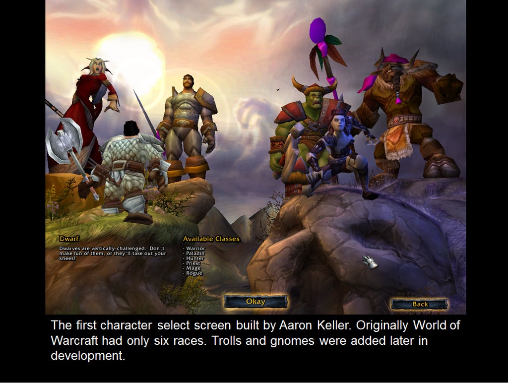 The very first screenshots of World of Warcraft | Eurogamer.net