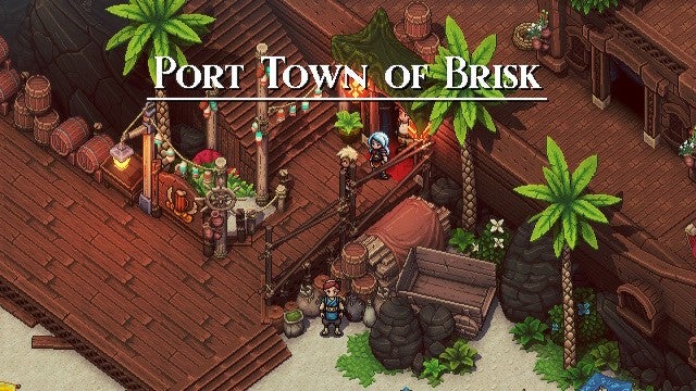 Exterior in port town in Sea of Stars