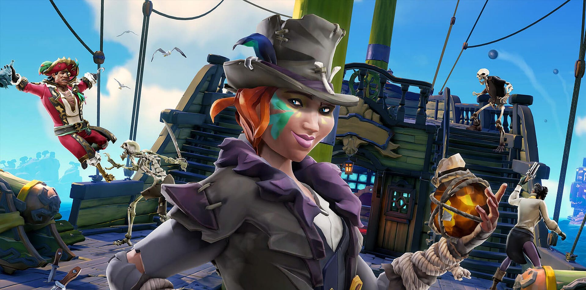Sea of Thieves Season 12 raises the Jolly Roger: Prepare for zipline adventures, loot, new weapons, pets, and a PS5 premiere