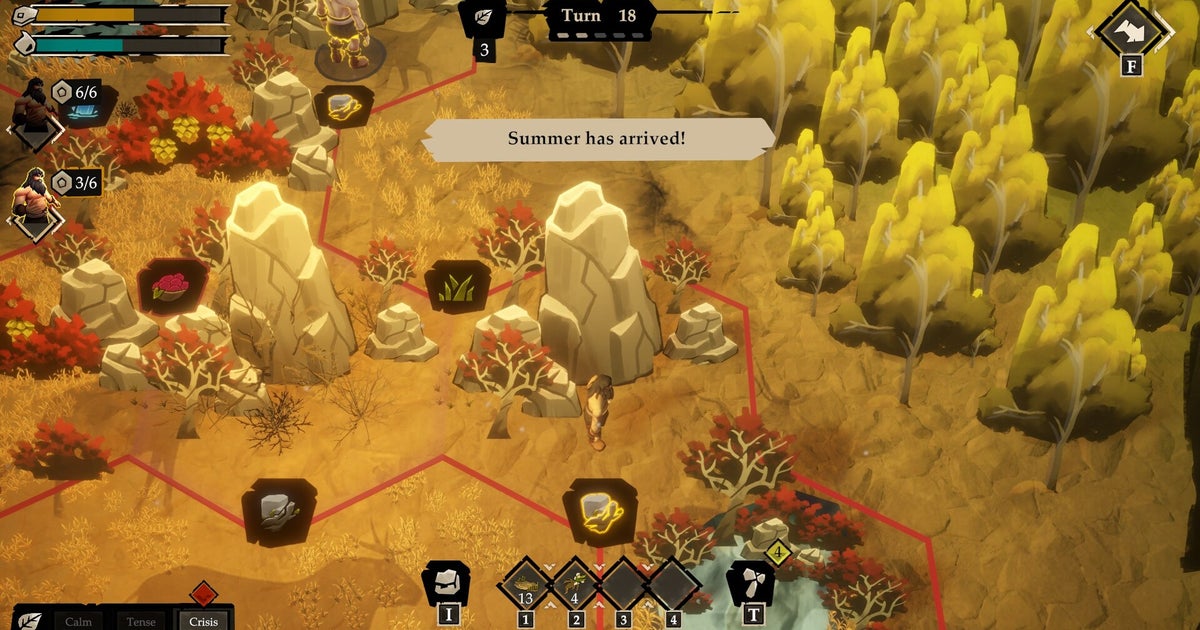 Seasons Of Solitude is a wistful turn-based strategy game with constantly changing prehistoric maps