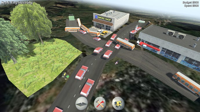 Solving traffic problems in a Sebil Engineering screenshot, or possibly causing them.