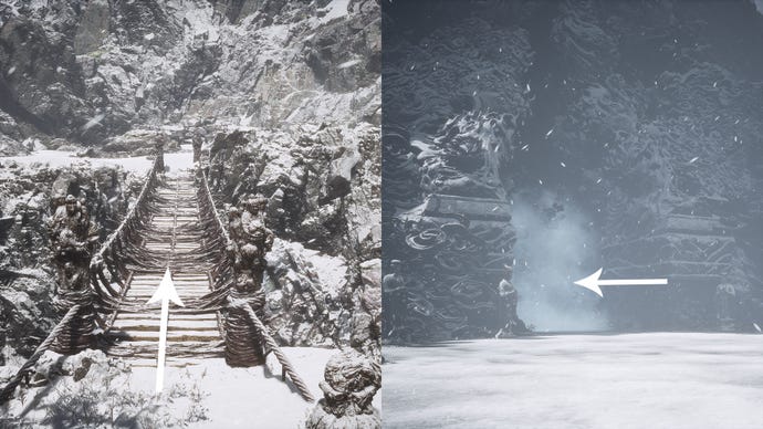 Path to the Great Pagoda in Black Myth Wukong.