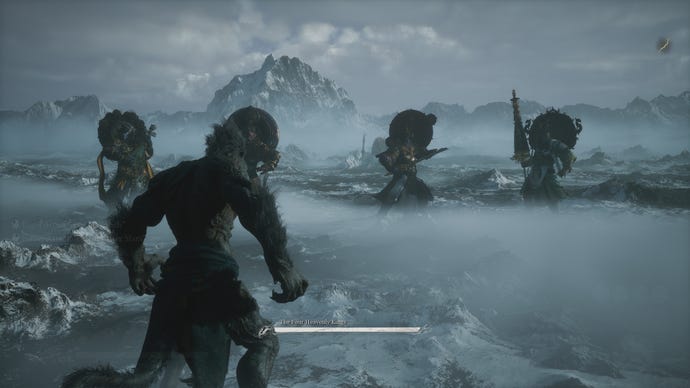 Battle against the Four Heavenly Kings in Black Myth Wukong.