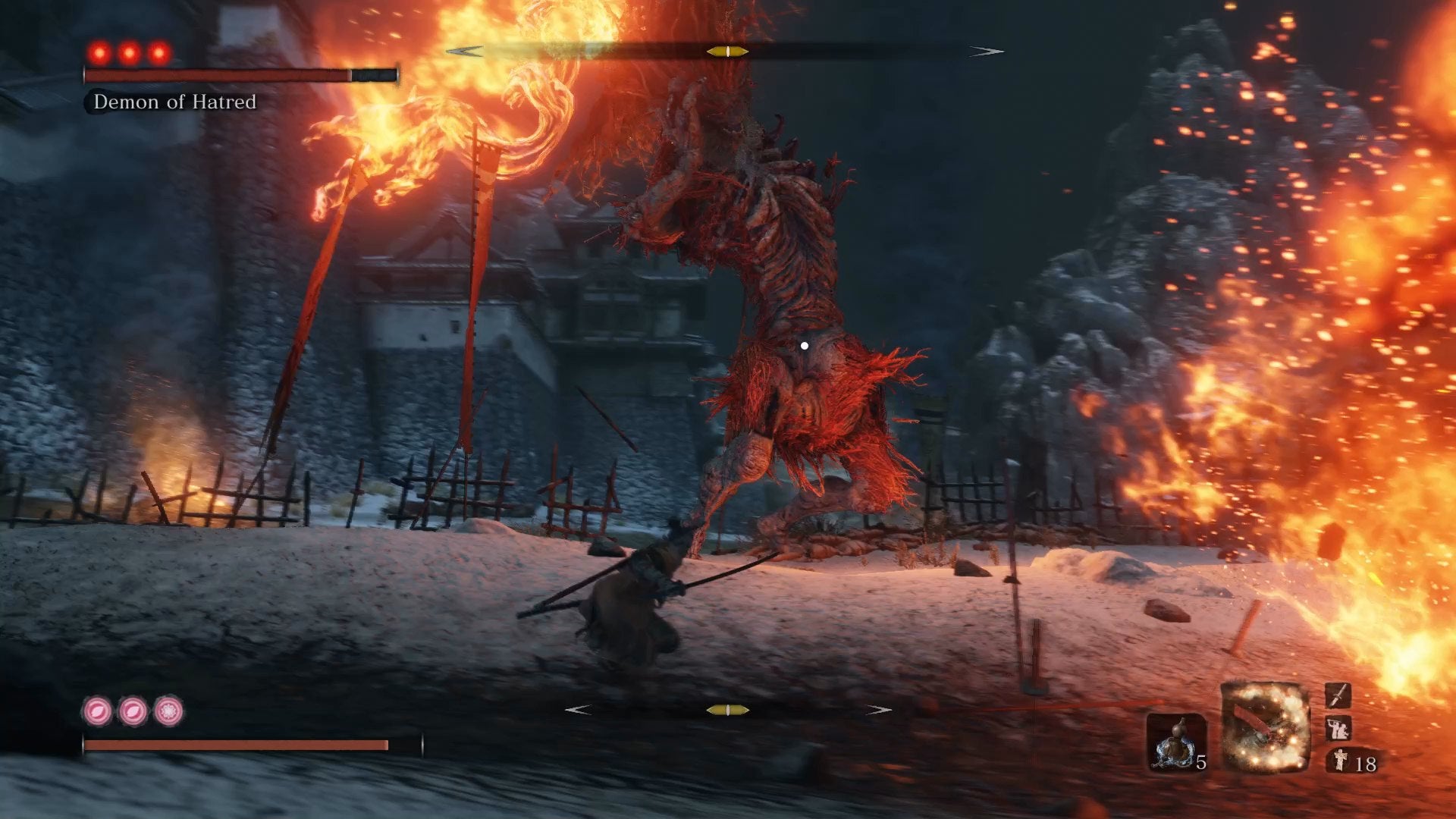 Where to Find and Beat the Demon of Hatred in Sekiro - 11