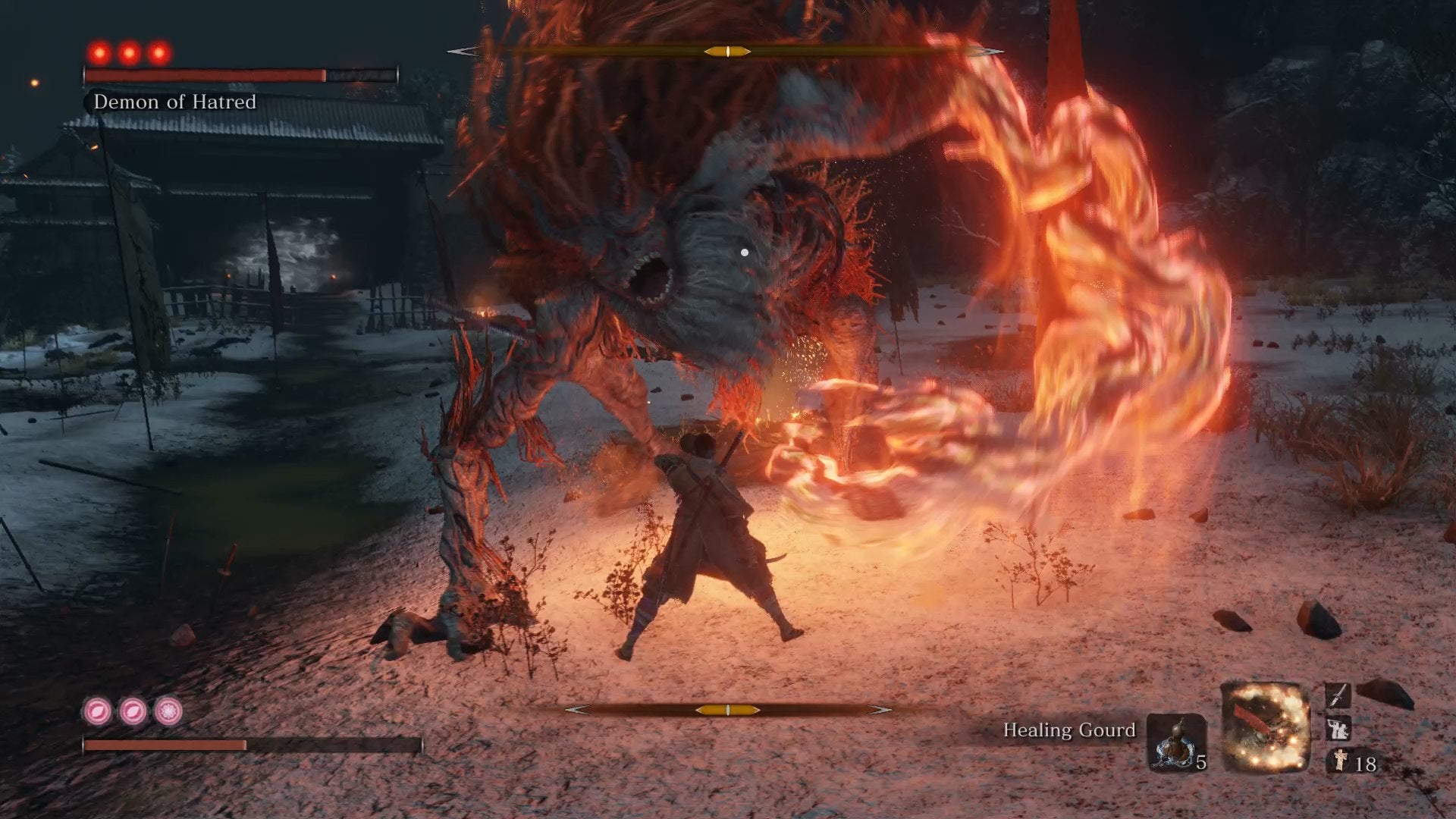 Where to Find and Beat the Demon of Hatred in Sekiro - 13