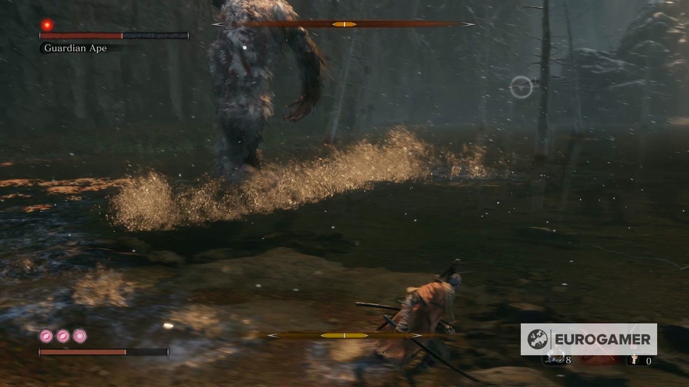 Sekiro Guardian Ape fight - how to beat and kill the Guardian Ape and ...