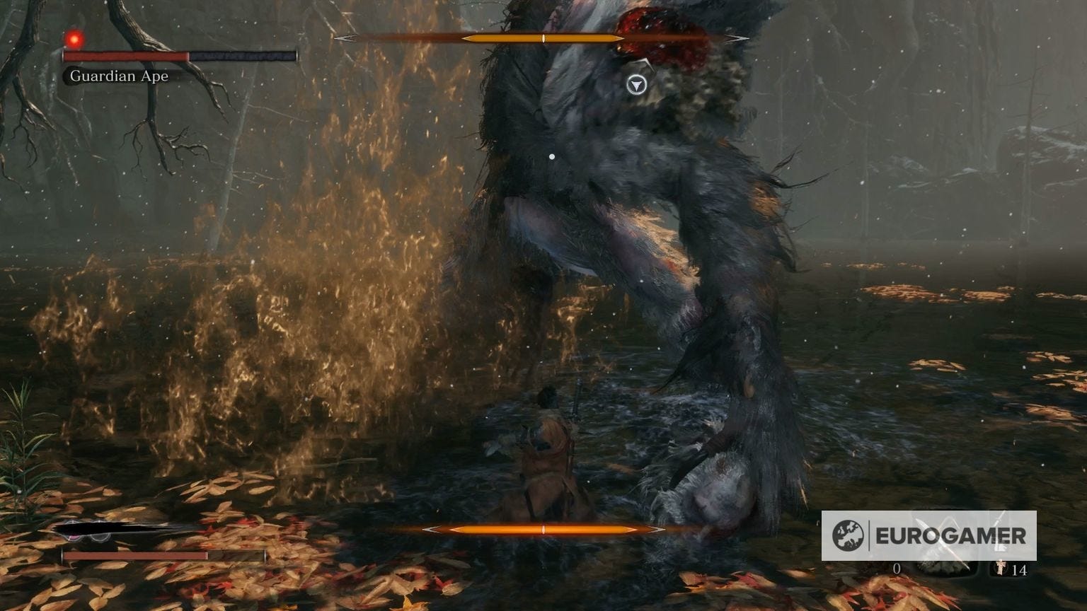 Sekiro Guardian Ape fight - how to beat and kill the Guardian Ape and ...
