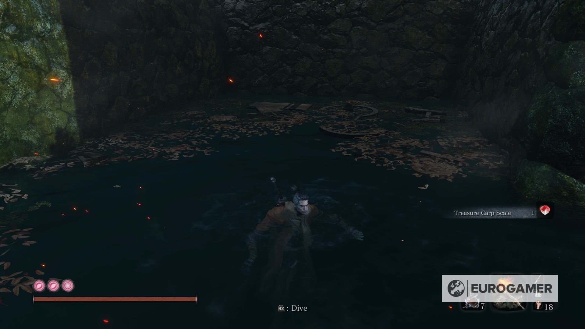 Sekiro Treasure Carp Scale locations where to find all Treasure Carp